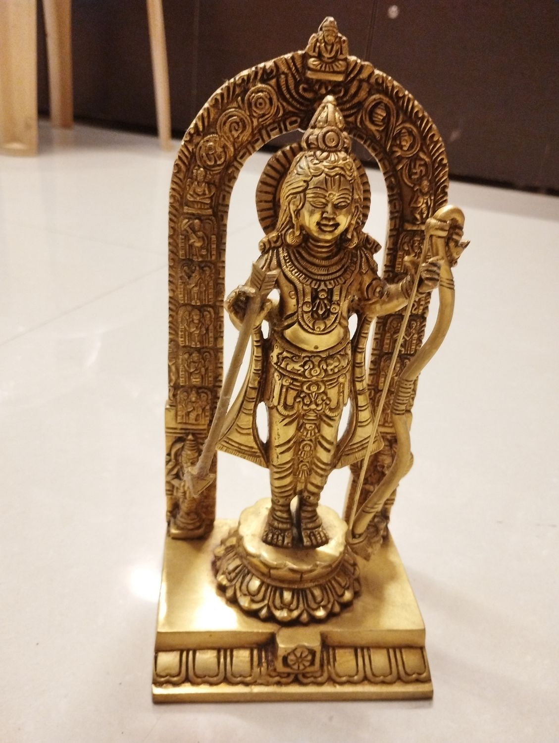 Brass Ayodhya Ramar idol