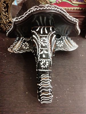 Wooden Elephant stand small