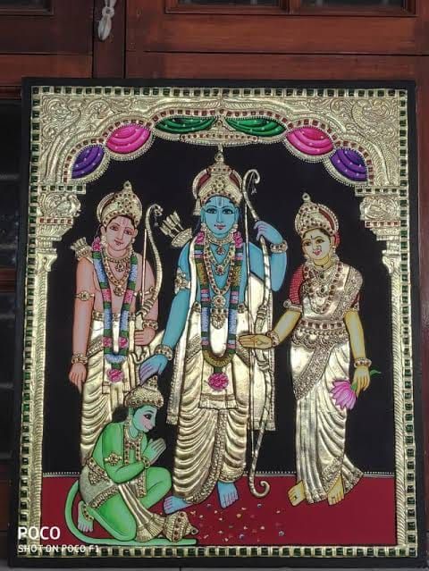 Ramar Tanjore painting