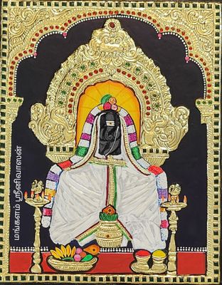 Theevanur Poyyamozhi Vinayar Thanjavur Painting