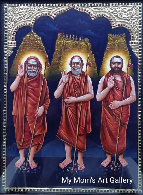 Kanchi Peetathipadhi&#39;s Tanjore painting