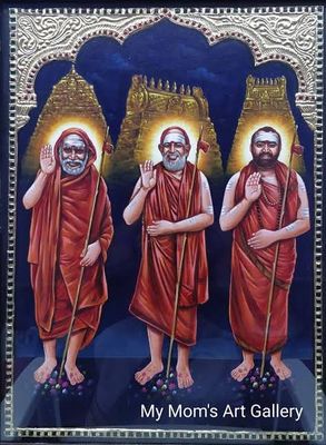 Kanchi Peetathipadhi&#39;s Tanjore painting