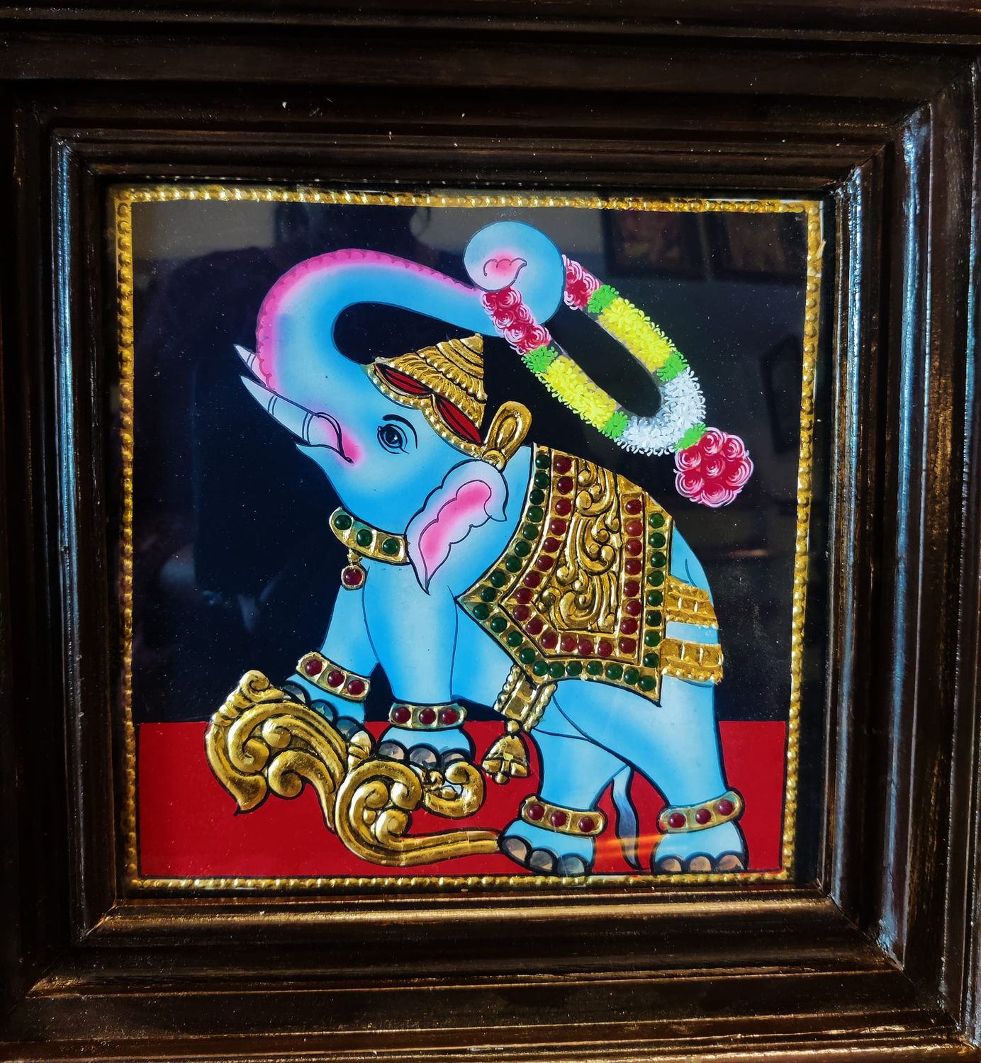 Elephant Tanjore Painting
