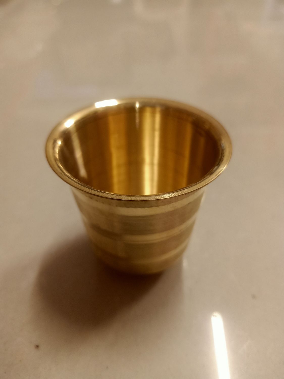Brass glass  (B)