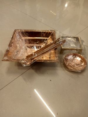 Copper havan set