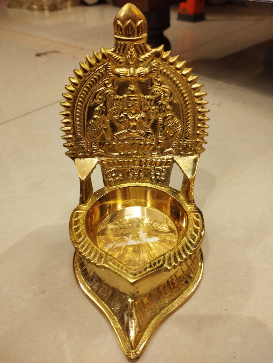 Brass kamakshi diya -1