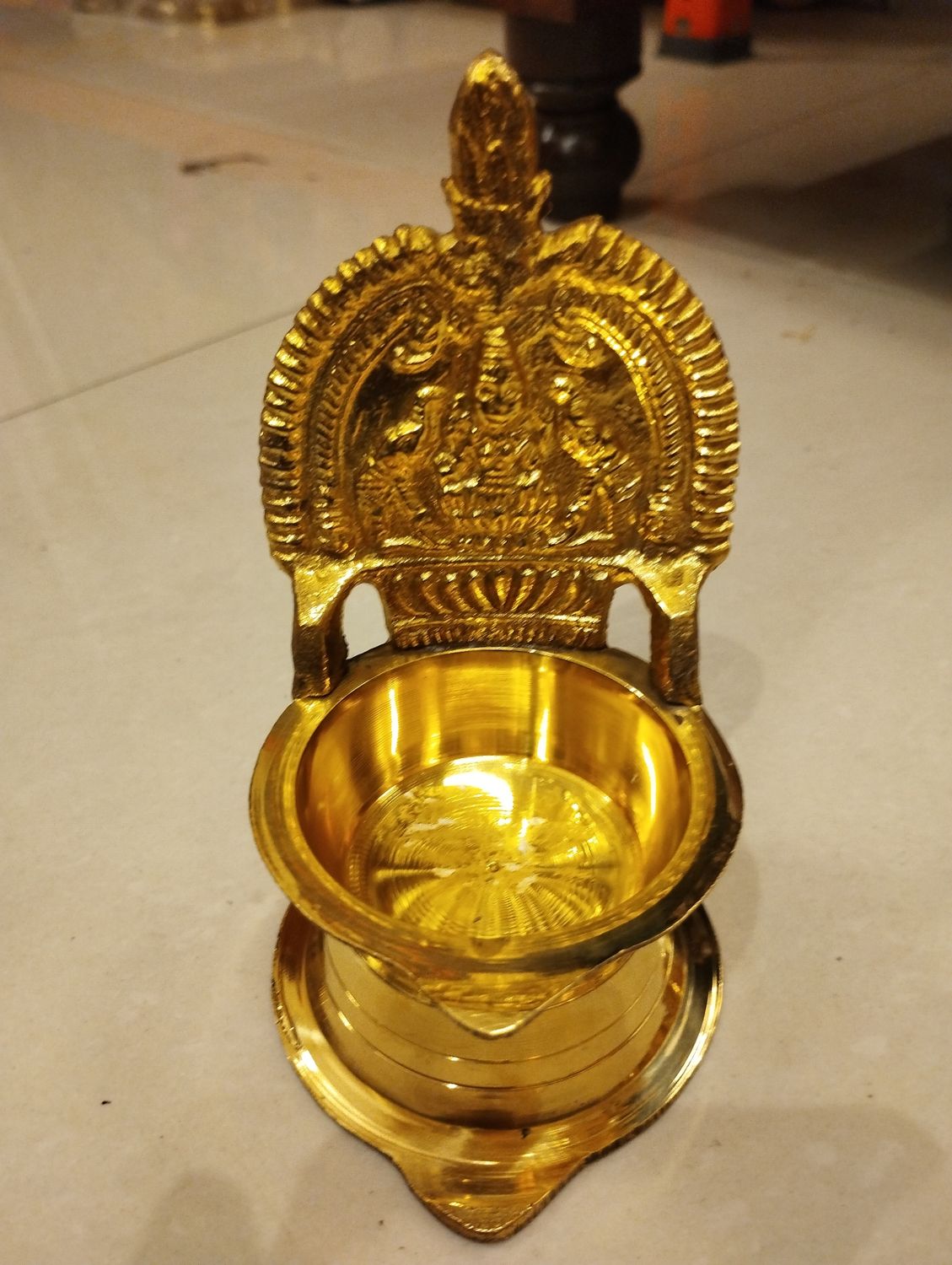Brass kamakshi diya-2