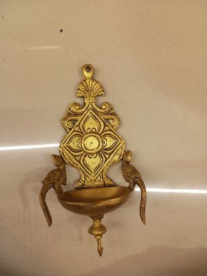Brass wall hanging