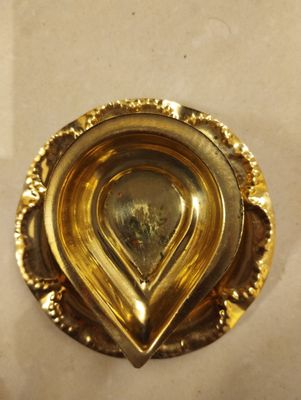 Brass diya (lightweight)