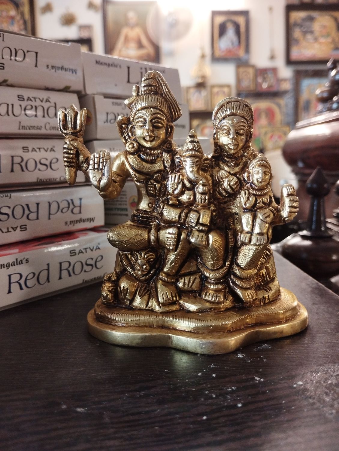 Brass shivan family small