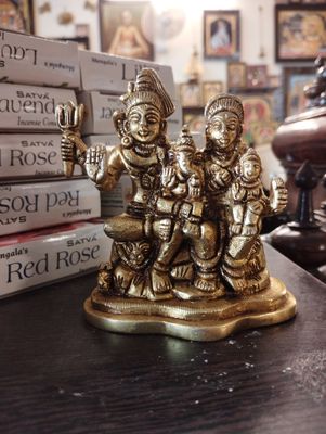 Brass shivan family small