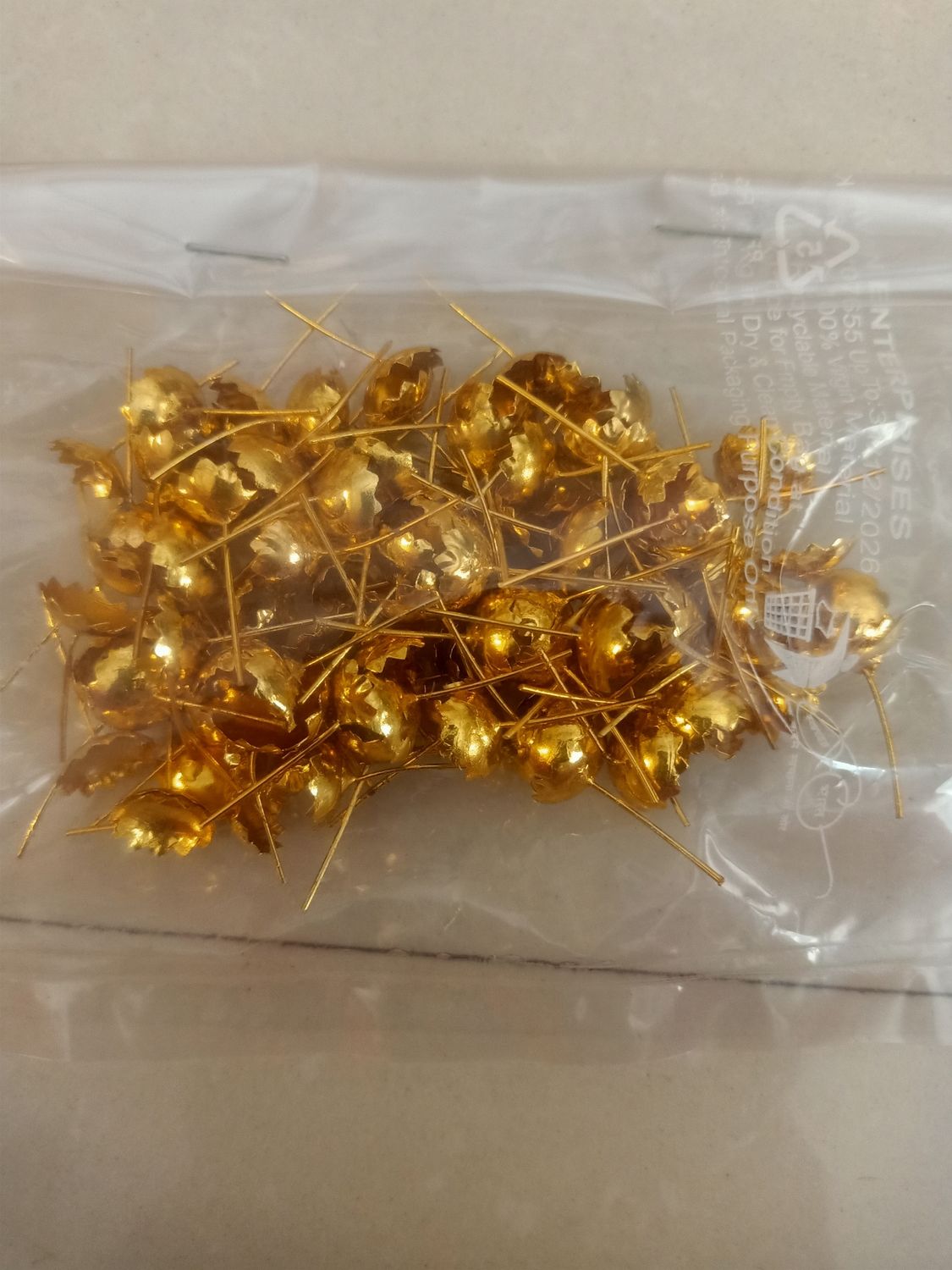 Gold coated Lotus flower