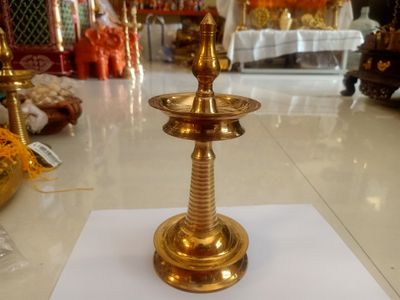 Brass Kerala style deepa stand