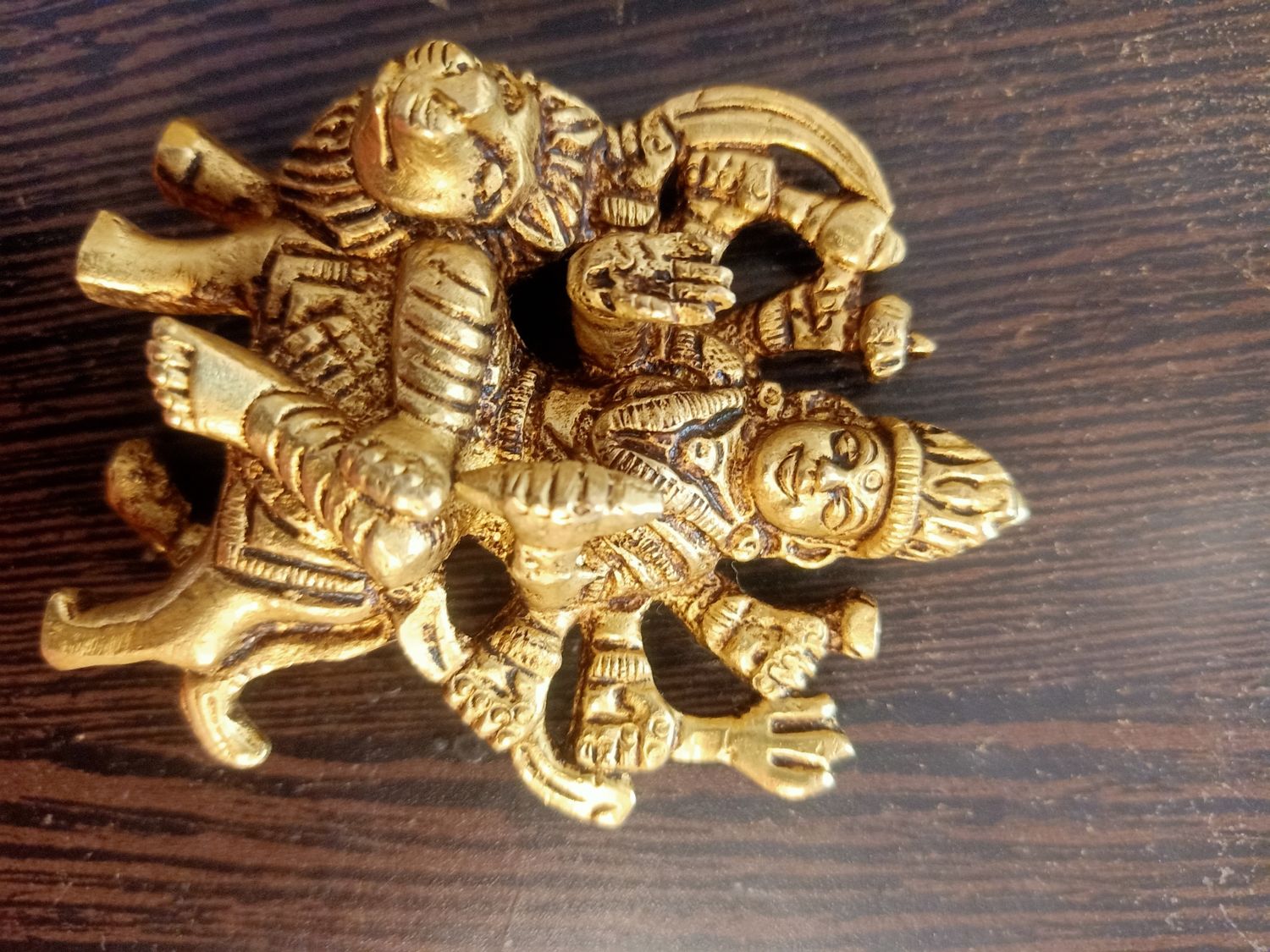 Brass Durga idol