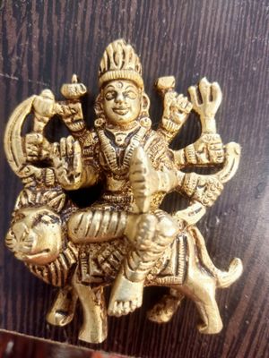 Brass Durga idol