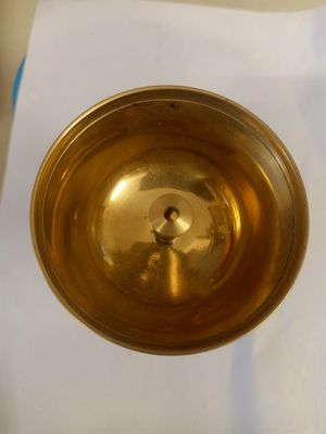 Brass diya