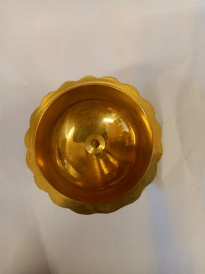 Brass diya