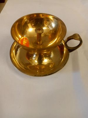 Brass diya