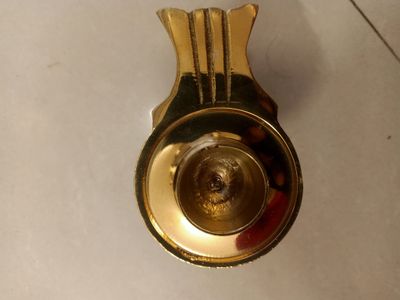 Brass salligrama stand