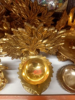Brass kalpavriksham diya