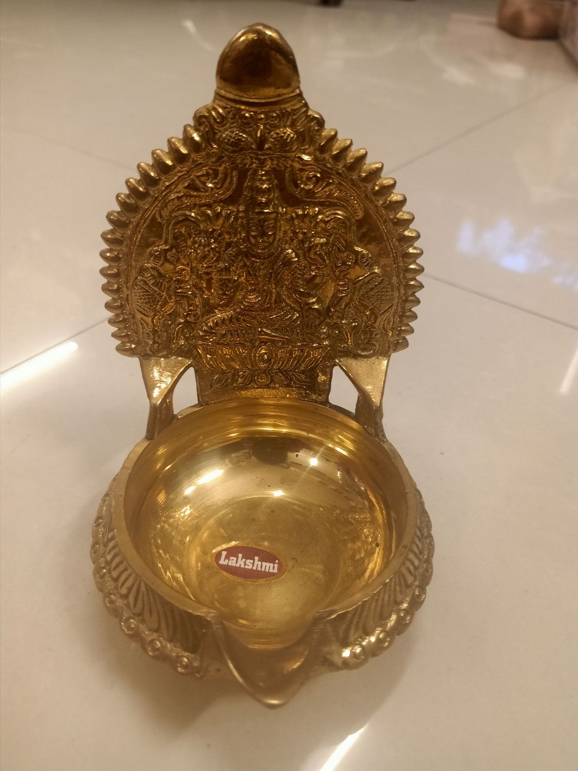 Brass Kamakshi kubera diya
