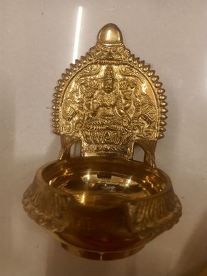 Brass Kamakshi kubera diya