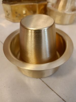Brass coffee tumbler &amp; glass
