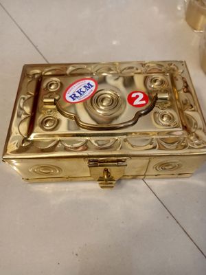 Brass cash box
