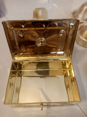 Brass cash box
