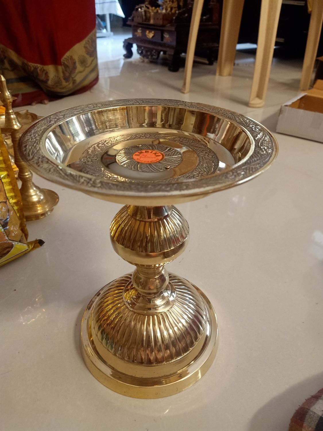 Brass Hurley stand