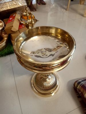 Brass Hurley with stand