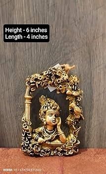 Brass krishna hanging