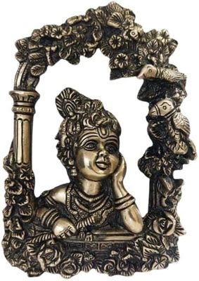 Brass krishna hanging