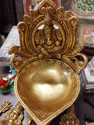 Brass ganesha deepa