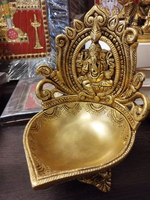 Brass ganesha deepa
