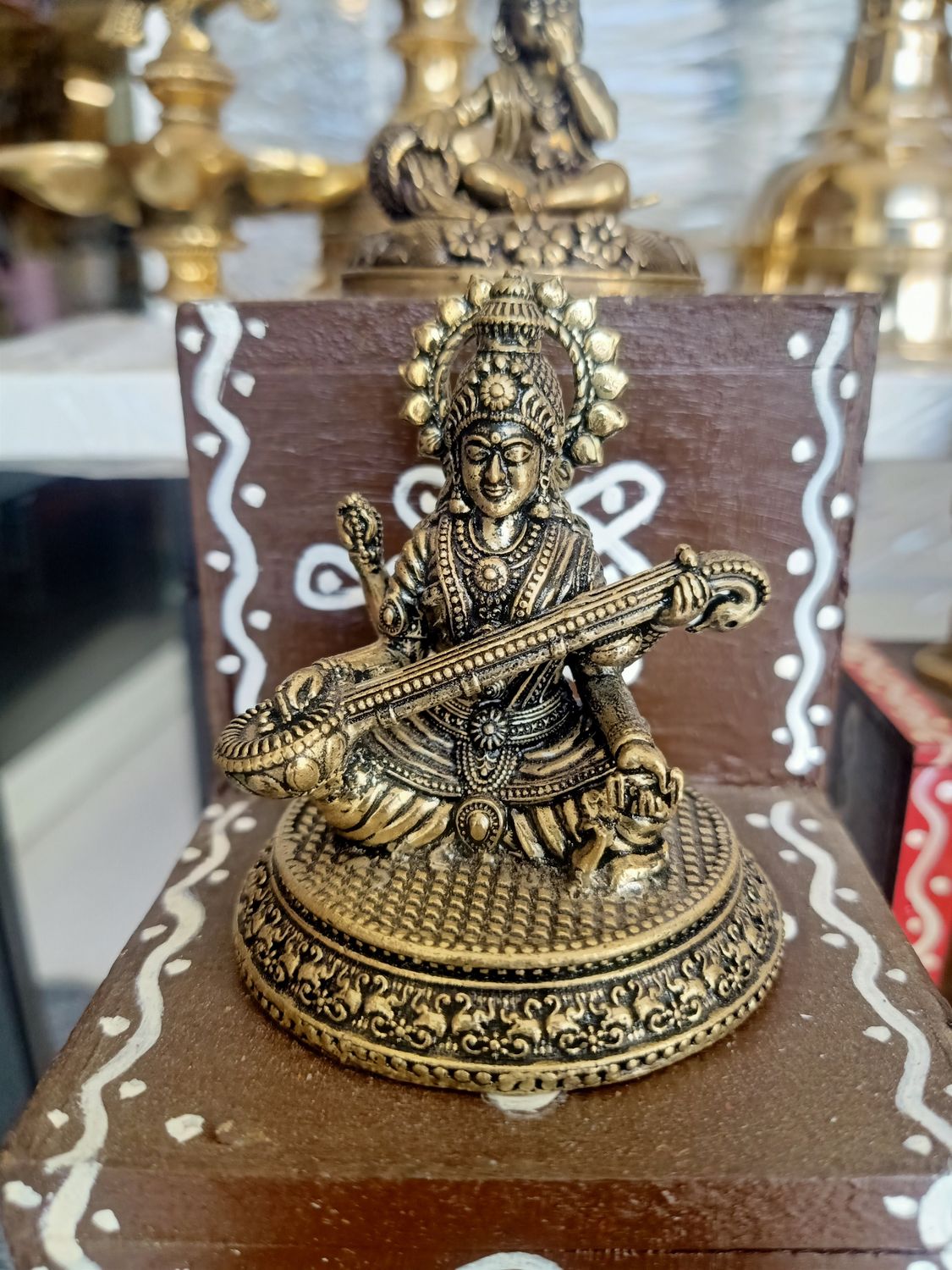 Brass swaraswathi (b) (LT)