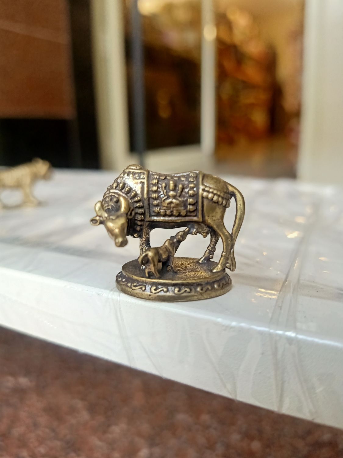 Brass kamadhenu (S)