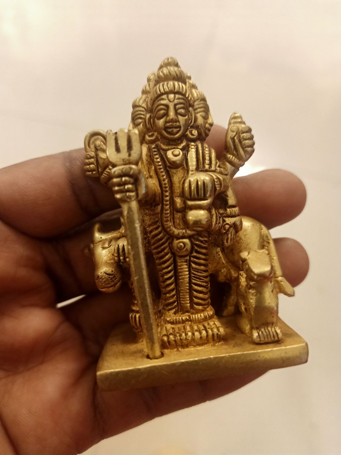Brass Dattatreya idol