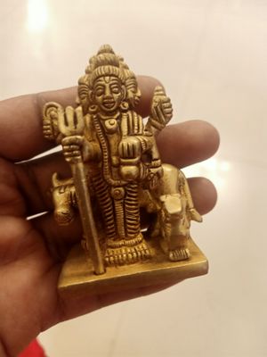 Brass Dattatreya idol