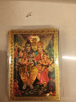 Fridge magnet shiva family