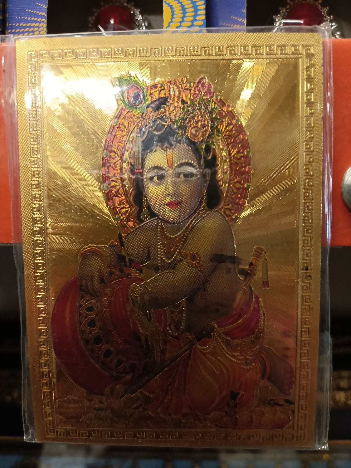 Fridge magnet butter krishna