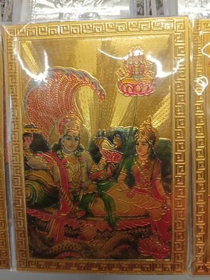Fridge magnet vishnu lakshmi