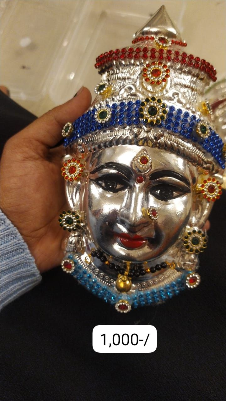 Lakshmi face germen silver