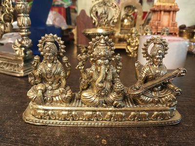 Lakshmi Ganesh saraswati idol (LT)