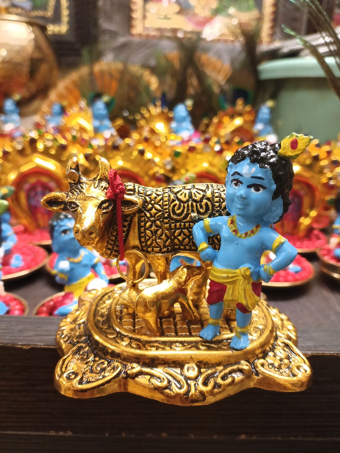 Kamadhenu with krishna