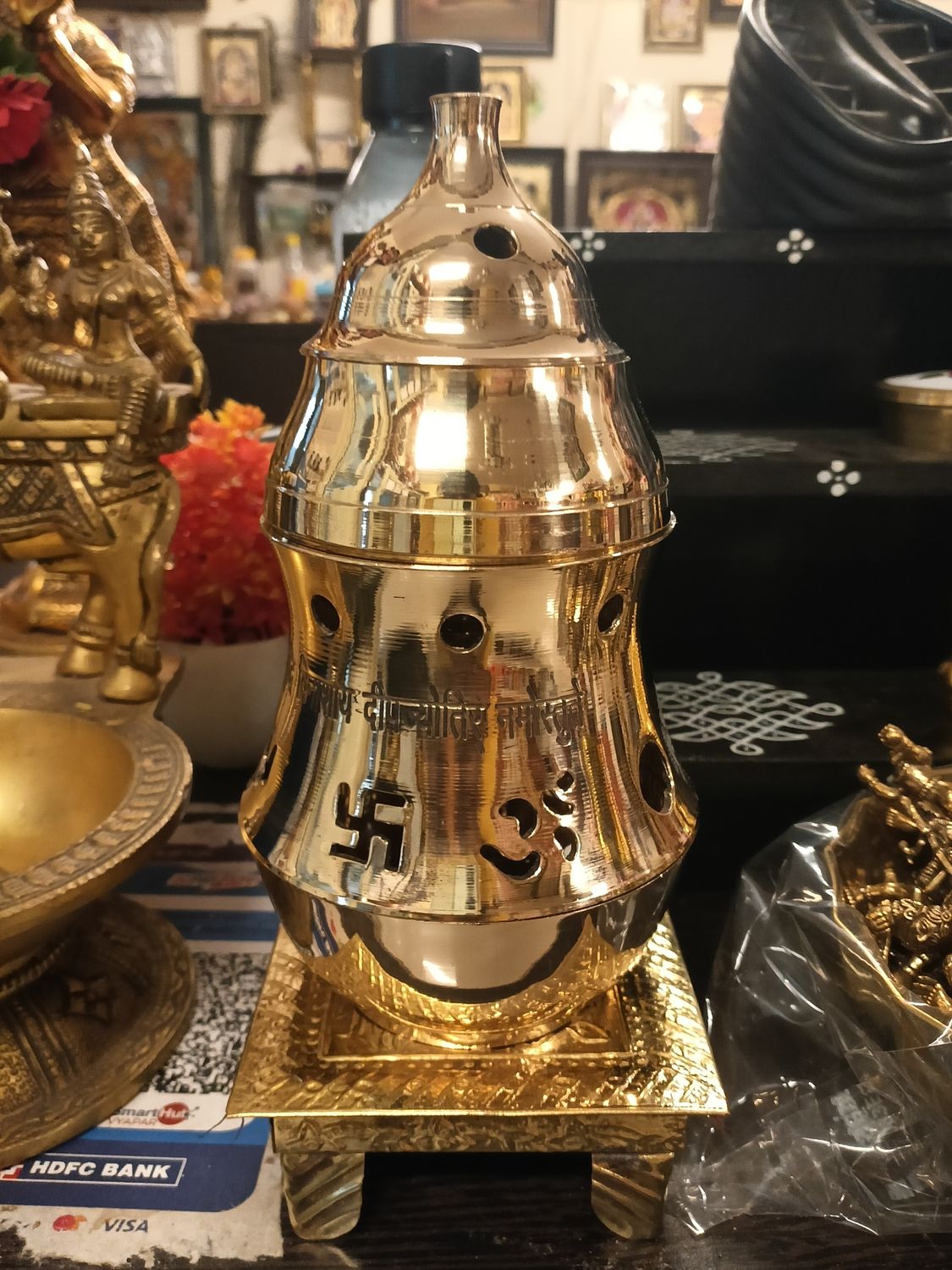 Adbutha deepam brass