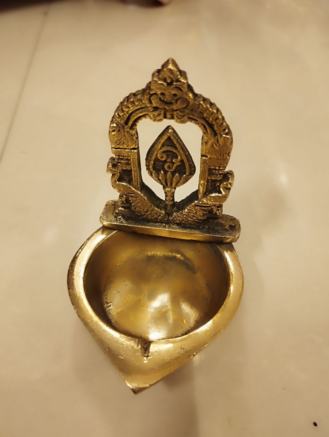 Brass  vel diya