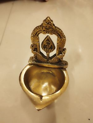 Brass  vel diya