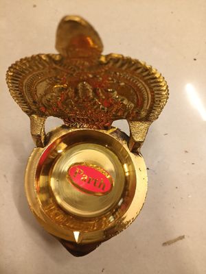 Brass kamakshi diya