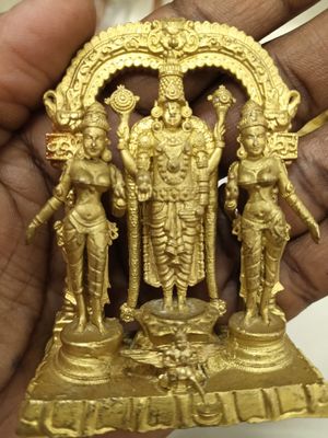 Balaji with sridevi bhudevi idol